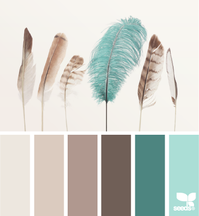 feathered palette