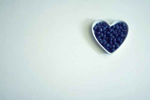 心形蓝莓