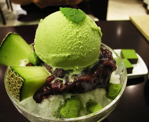 抹茶青瓜冰淇淋