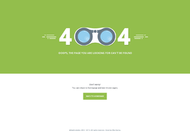 很不错的404界面欣赏
