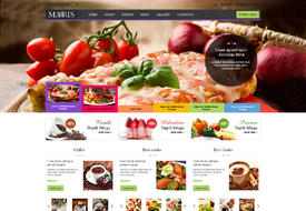 国外订餐网站页面设计