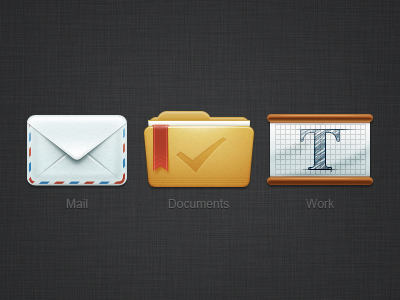 mail图标、文件夹图标